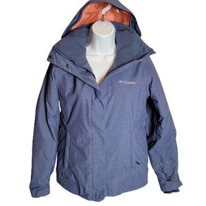 Columbia Ski-Snowboard Jacket Omni-Heat Tech Womens Blue /Orange Size XS